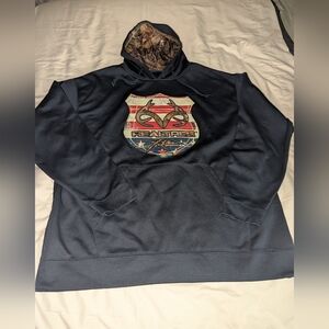 Realtree Men's‎ XL Blue Graphic Hoodie Sweatshirt
